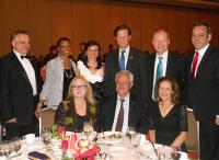 Standing (L to R): Ata Istar, Congresswoman Donna Edwards (D-MD/4th), Demet Cabbar (ATA-DC), Congressman Russ Carnahan (D-MO/3rd), Lincoln McCurdy (TCA), Turkish Deputy Chief of Mission Timur Soylemez Seated (L to R): Mrs. Debra Carnahan, Mayor of Cankaya Municipality Bulent Tanik, Mrs. Leyla McCurdy.